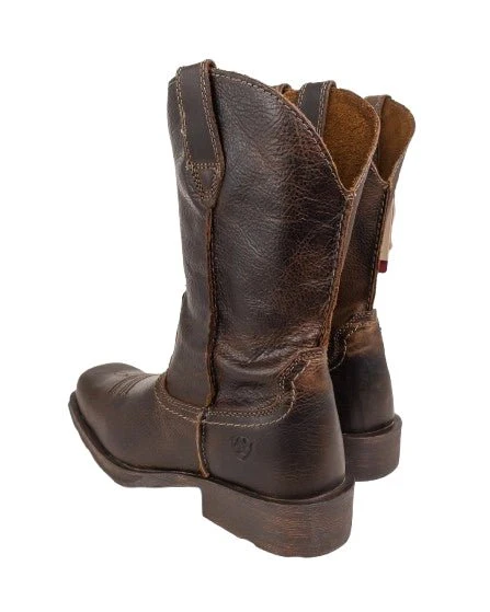 Ariat - Cowboy Boots i Läder - Rambler Wicker - Brun - Image 3