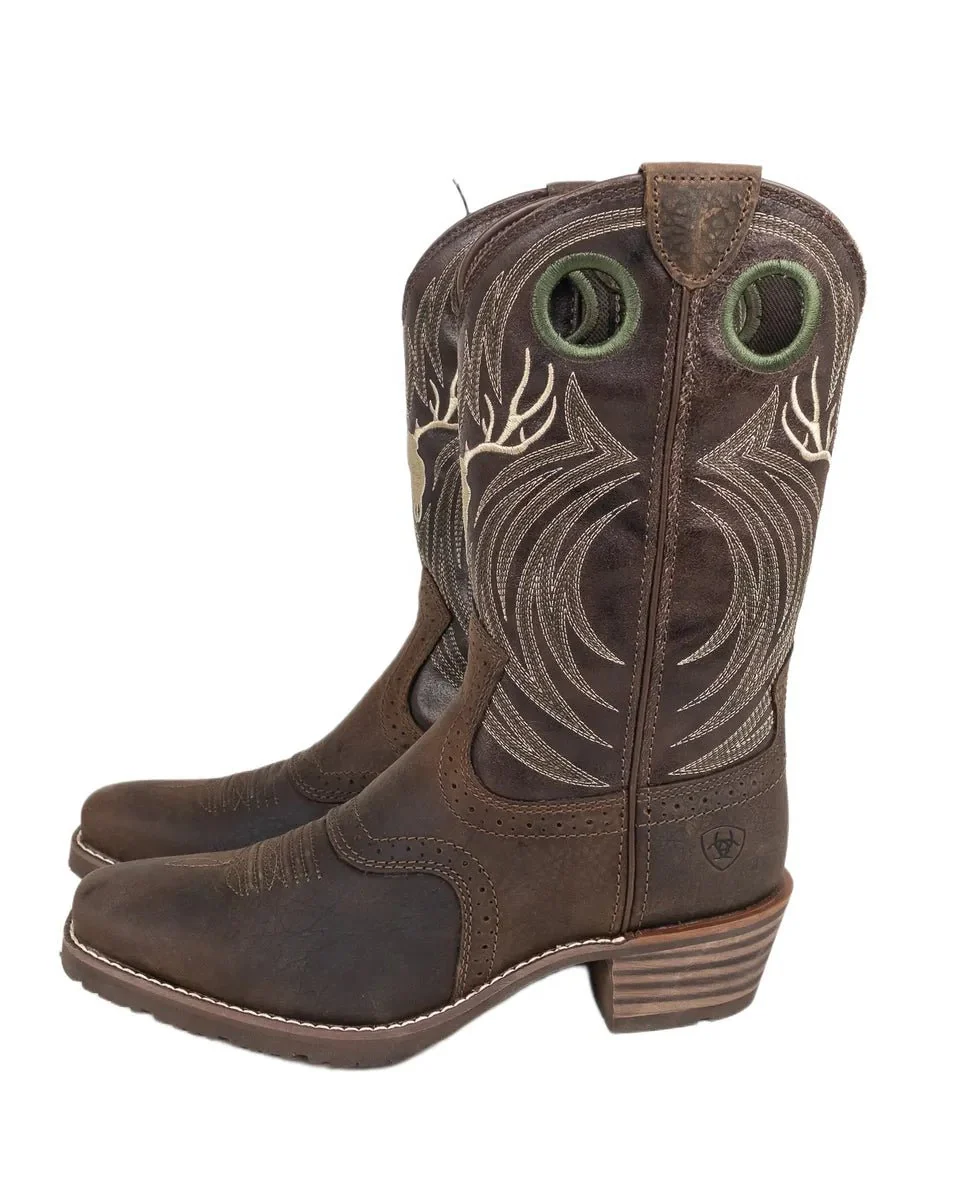 Ariat - Cowboy Boots - Roughstock Antler - Brun - Image 5