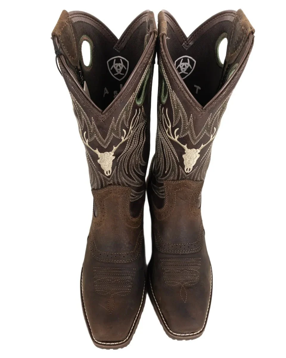 Ariat - Cowboy Boots - Roughstock Antler - Brun - Image 7