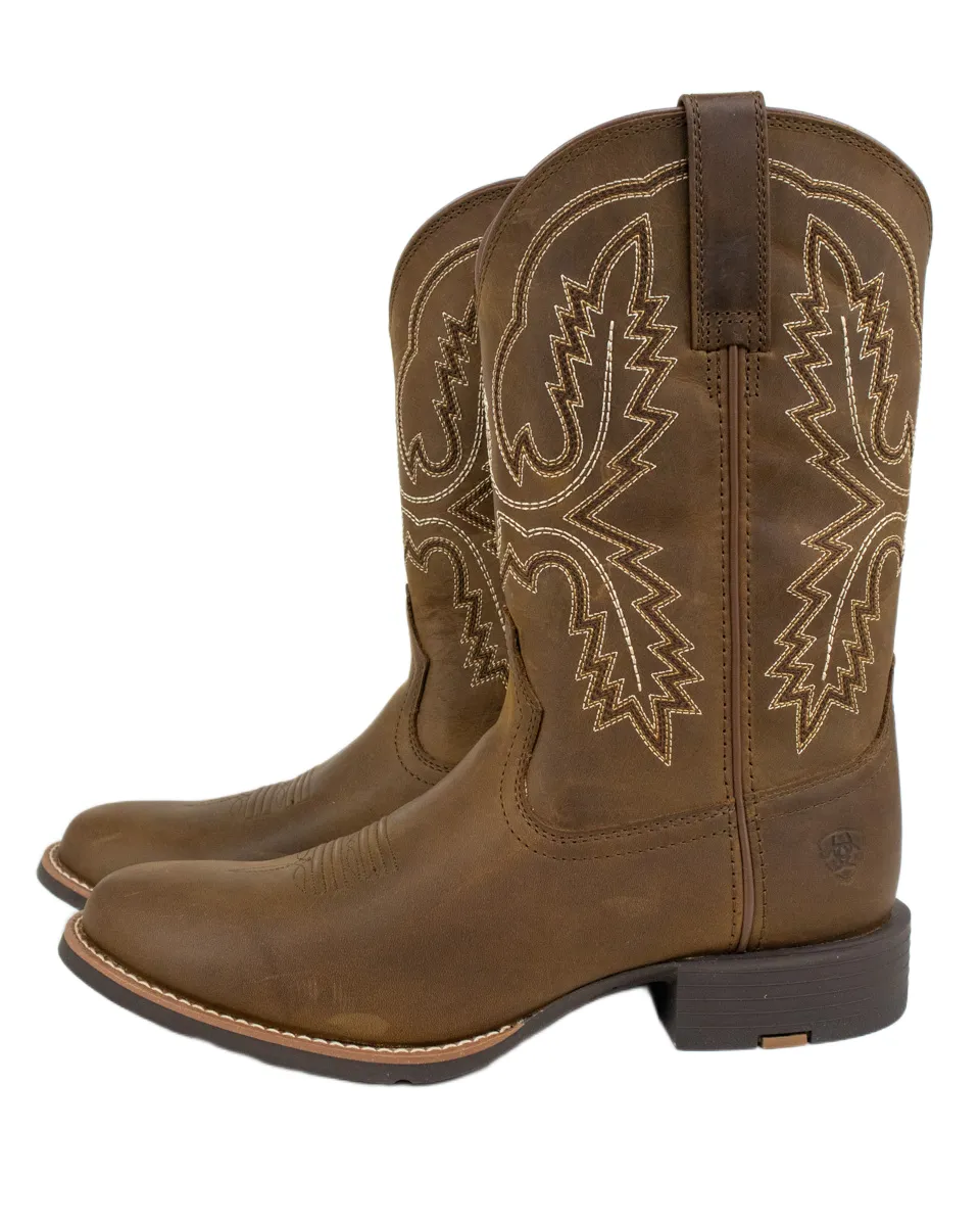 Ariat - Cowboy Boots - Sport Stratten Distressed - Brun - Image 3
