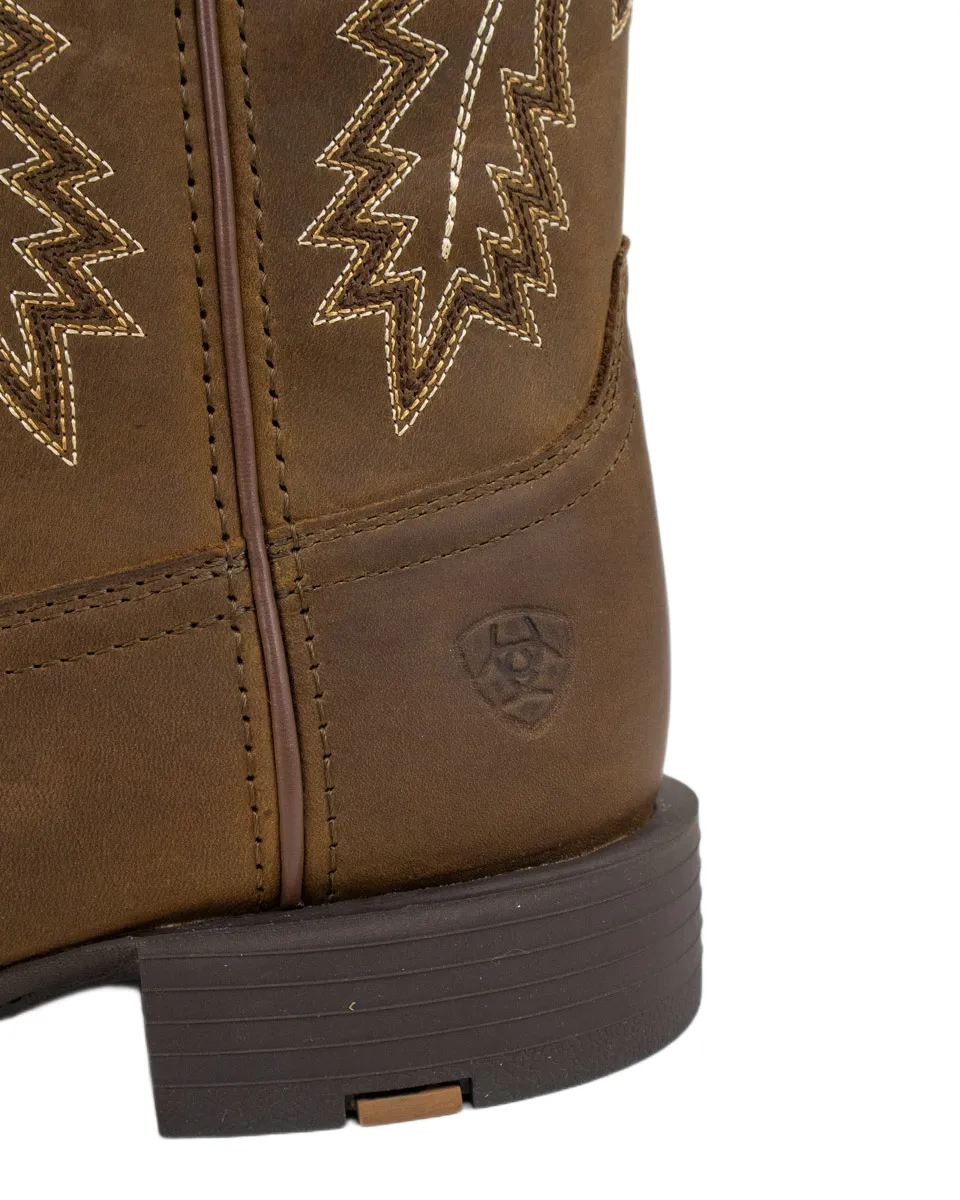 Ariat - Cowboy Boots - Sport Stratten Distressed - Brun - Image 4