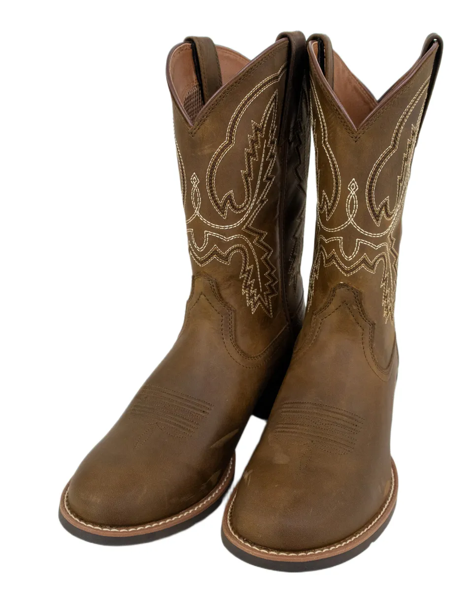 Ariat - Cowboy Boots - Sport Stratten Distressed - Brun - Image 6