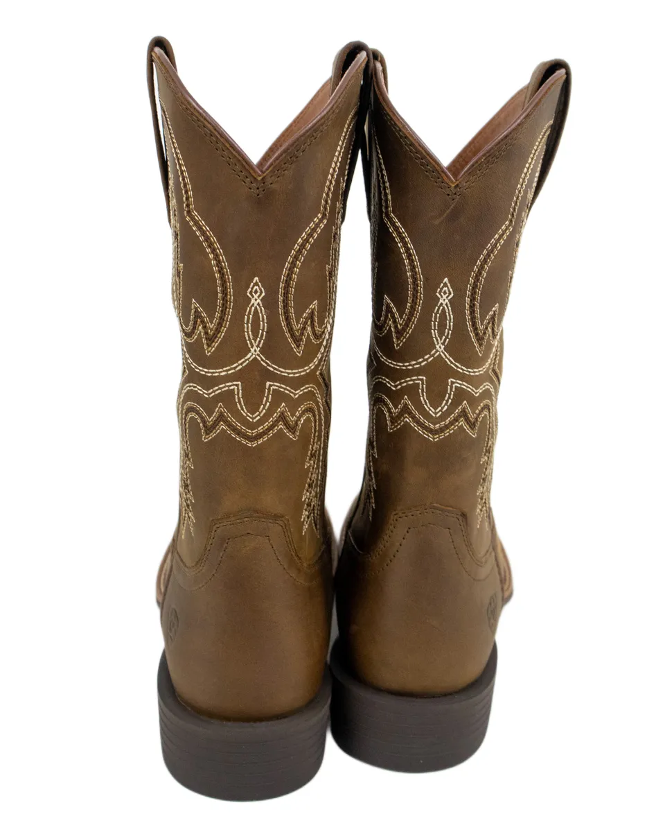 Ariat - Cowboy Boots - Sport Stratten Distressed - Brun - Image 7