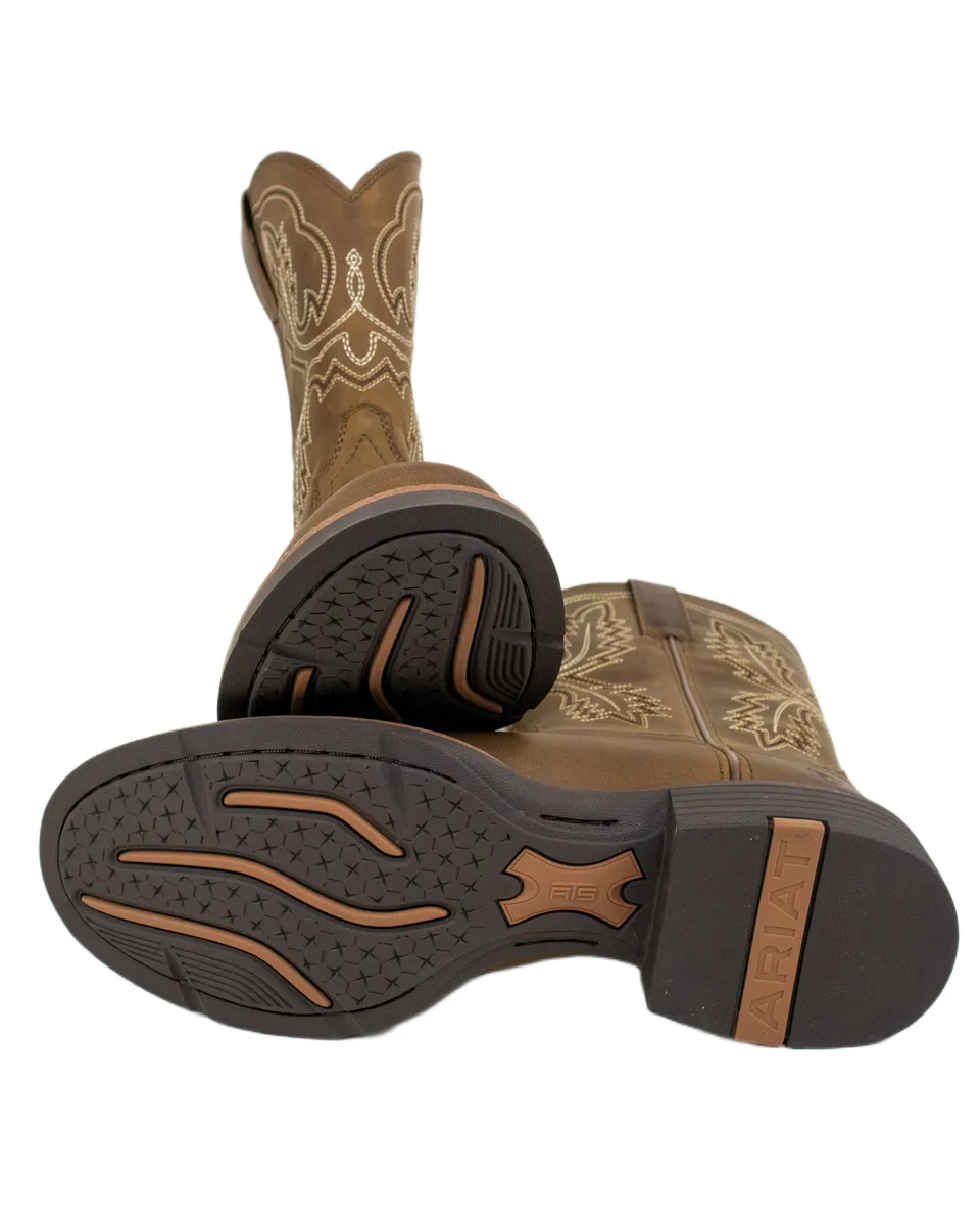 Ariat - Cowboy Boots - Sport Stratten Distressed - Brun - Image 9
