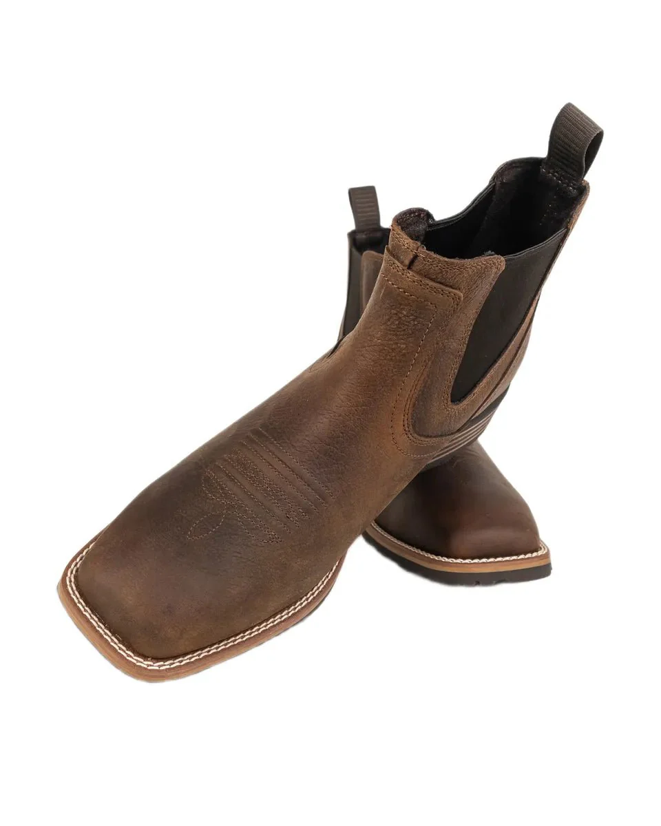 Ariat - Cowboy Boots Square Toe - Hybrid Low Boy - Brun - Image 3