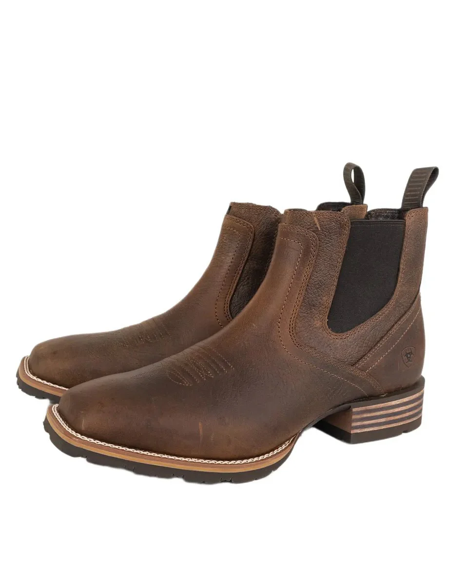 Ariat - Cowboy Boots Square Toe - Hybrid Low Boy - Brun - Image 4