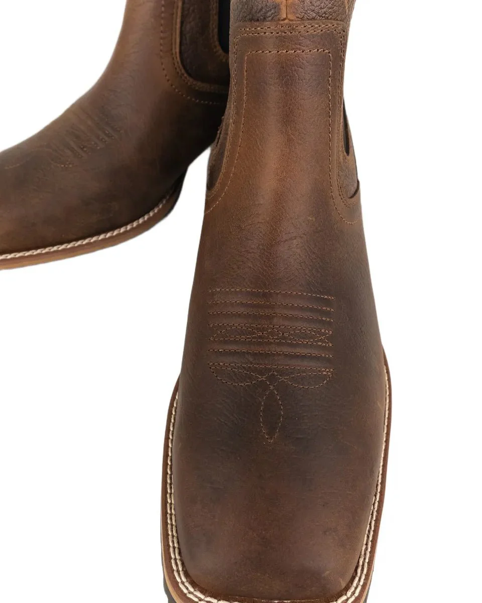 Ariat - Cowboy Boots Square Toe - Hybrid Low Boy - Brun - Image 5