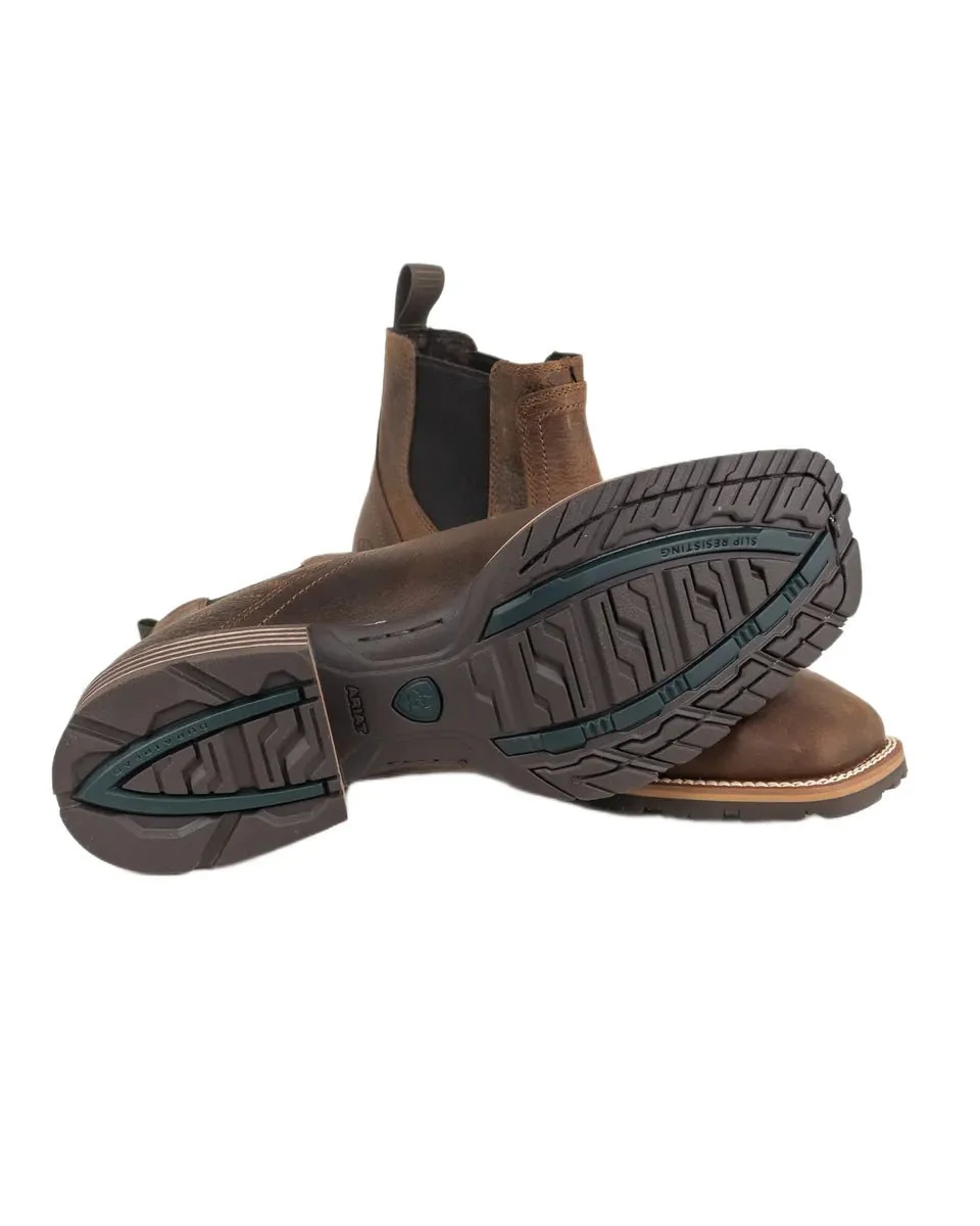 Ariat - Cowboy Boots Square Toe - Hybrid Low Boy - Brun - Image 7