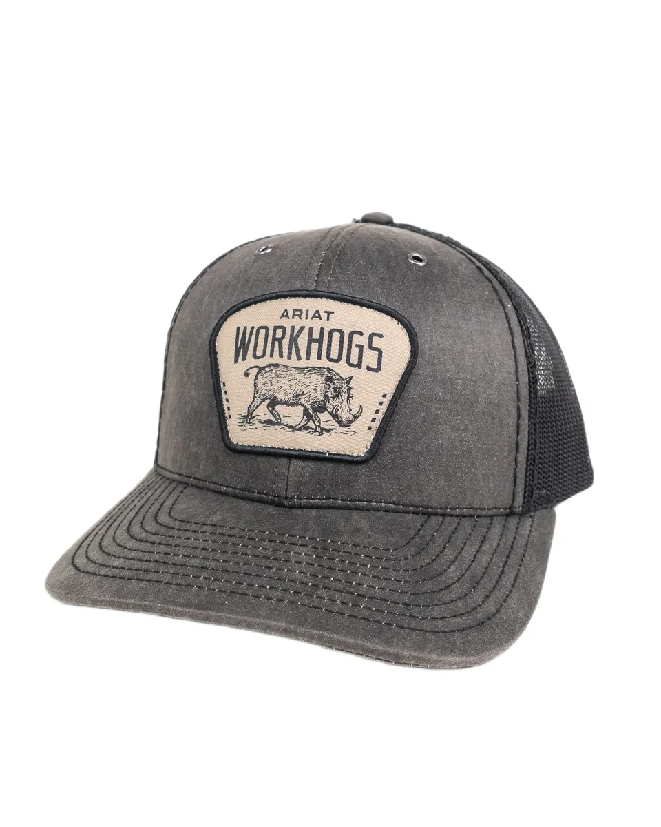 Ariat - Keps - Workhog Patch - Grå