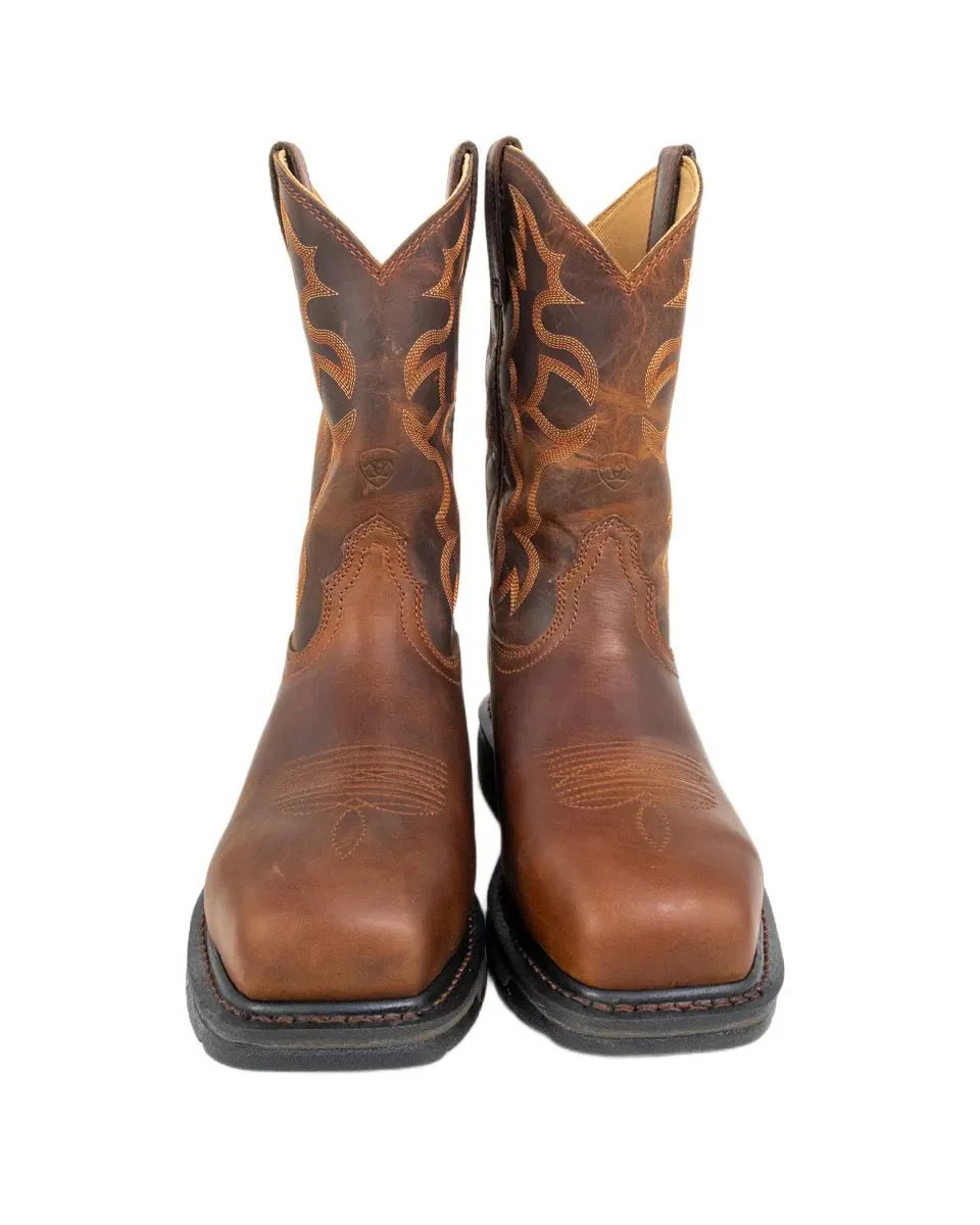 Ariat Work - Cowboy Boots med Stålhätta - Workhog - Brun - Image 4