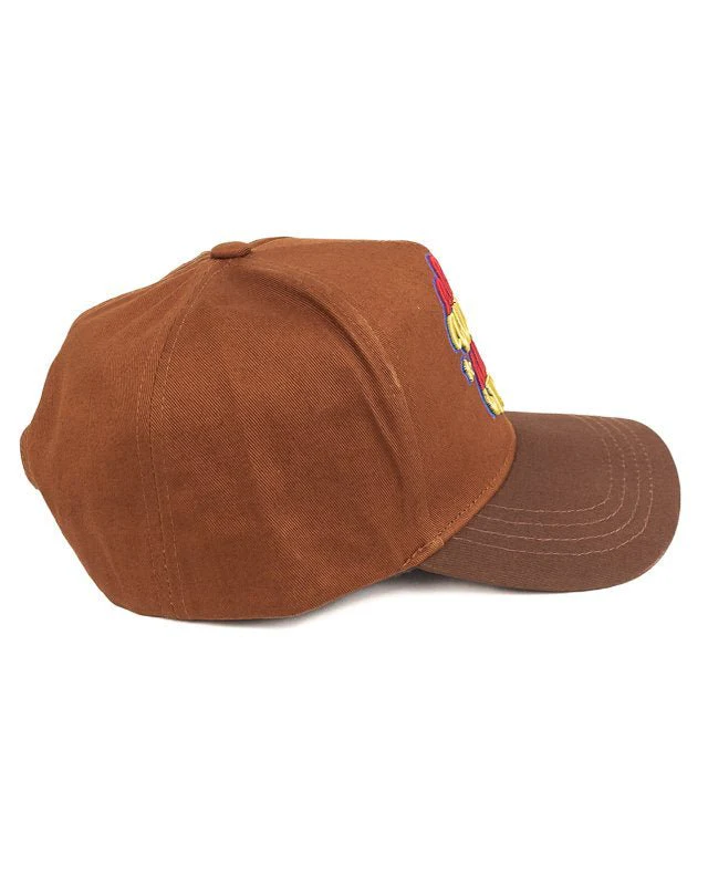 Band Keps - Willie Nelson Emblem Baseball Cap Brown - Image 3