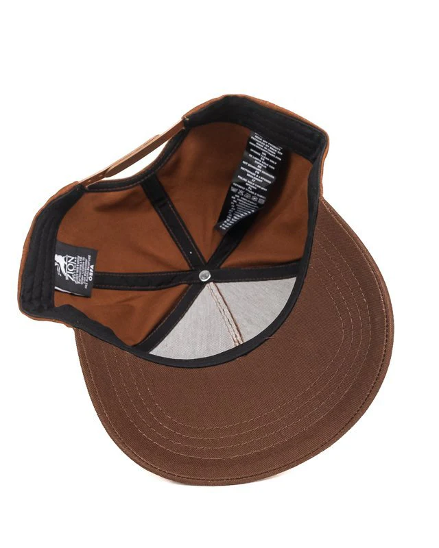 Band Keps - Willie Nelson Emblem Baseball Cap Brown - Image 5