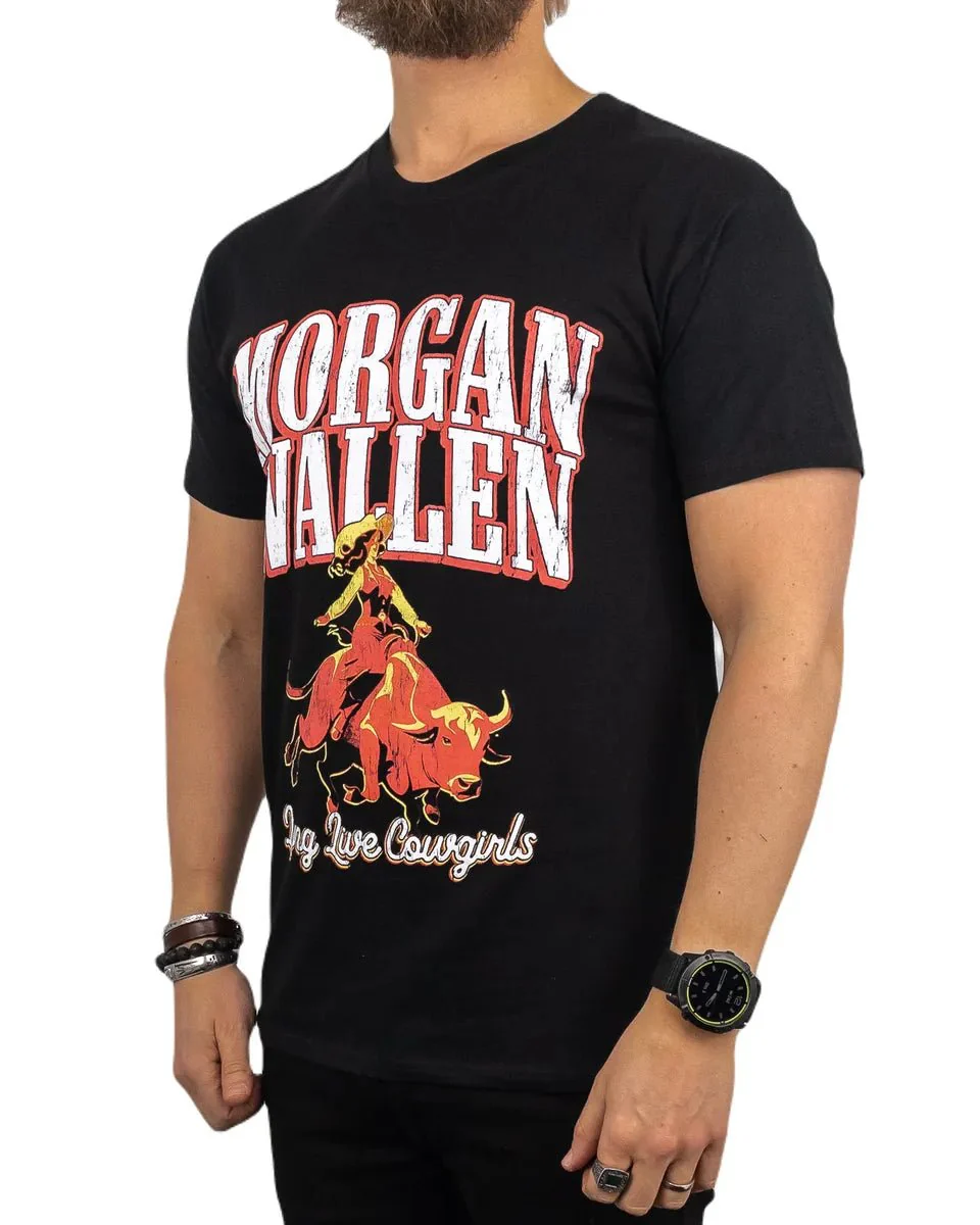 Band Tee - Morgan Wallen - Long Live Cowgirls - Svart - Image 3