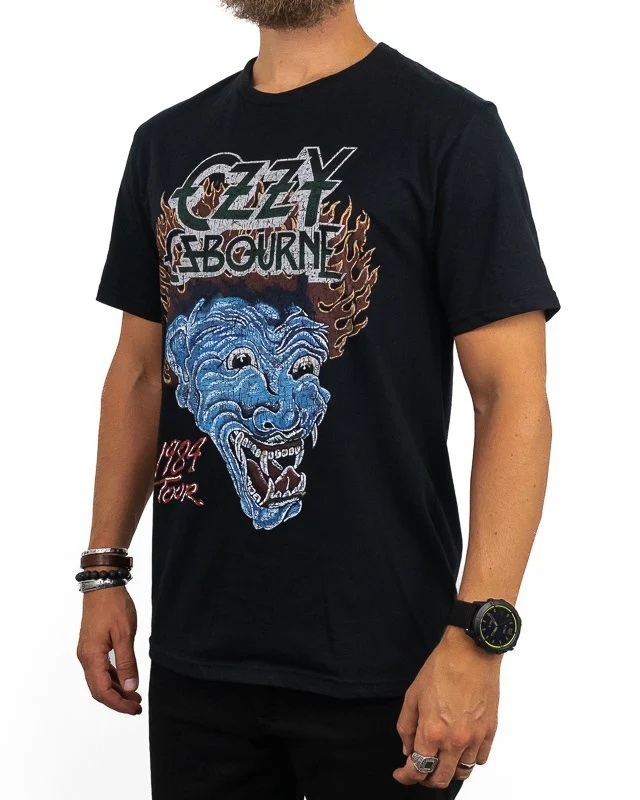 Band Tee - Ozzy Osbourne Bark At The Moon Tour 84 - Image 4