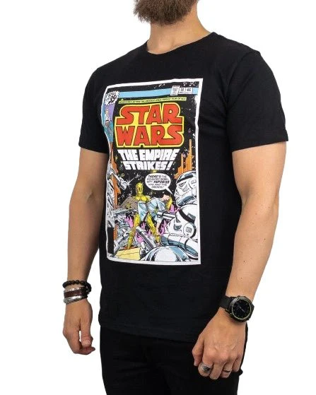 Band Tee - T-Shirt - Star Wars - The Empire Strikes - Svart - Image 3