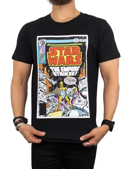 Band Tee - T-Shirt - Star Wars - The Empire Strikes - Svart - Image 4
