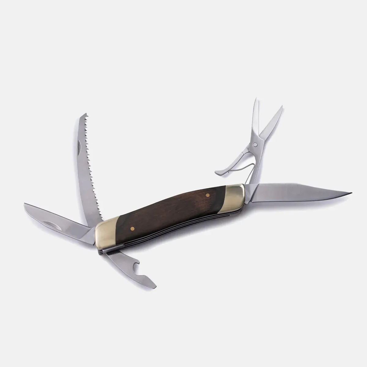 Barebones - Fickkniv - Multi Tool Pocket Knife - Brun