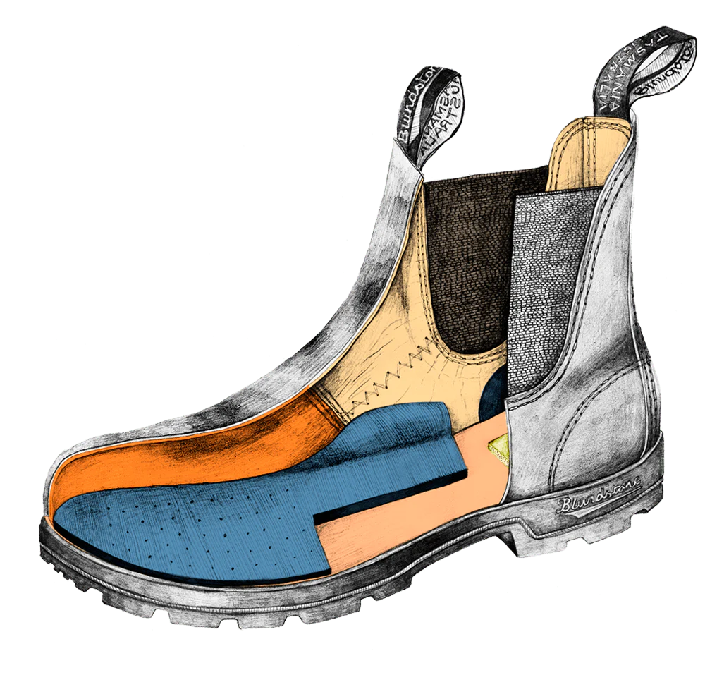 Blundstone - 585 Chelsea Boot Rustik Brun - Rustic Brown - Image 8