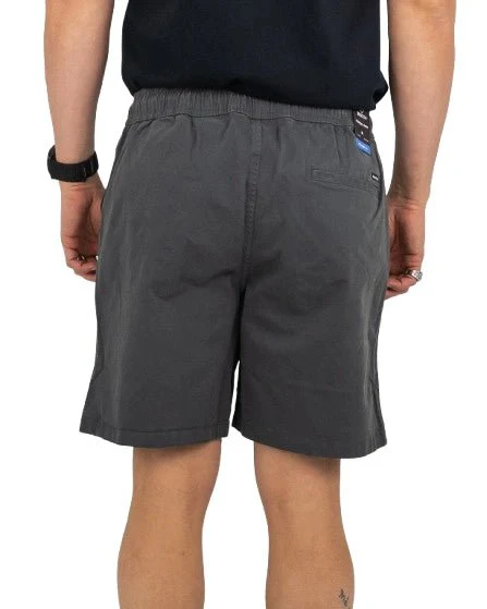 Brixton - Bomulls Shorts - Everyday - Tvättad Svart - Image 4