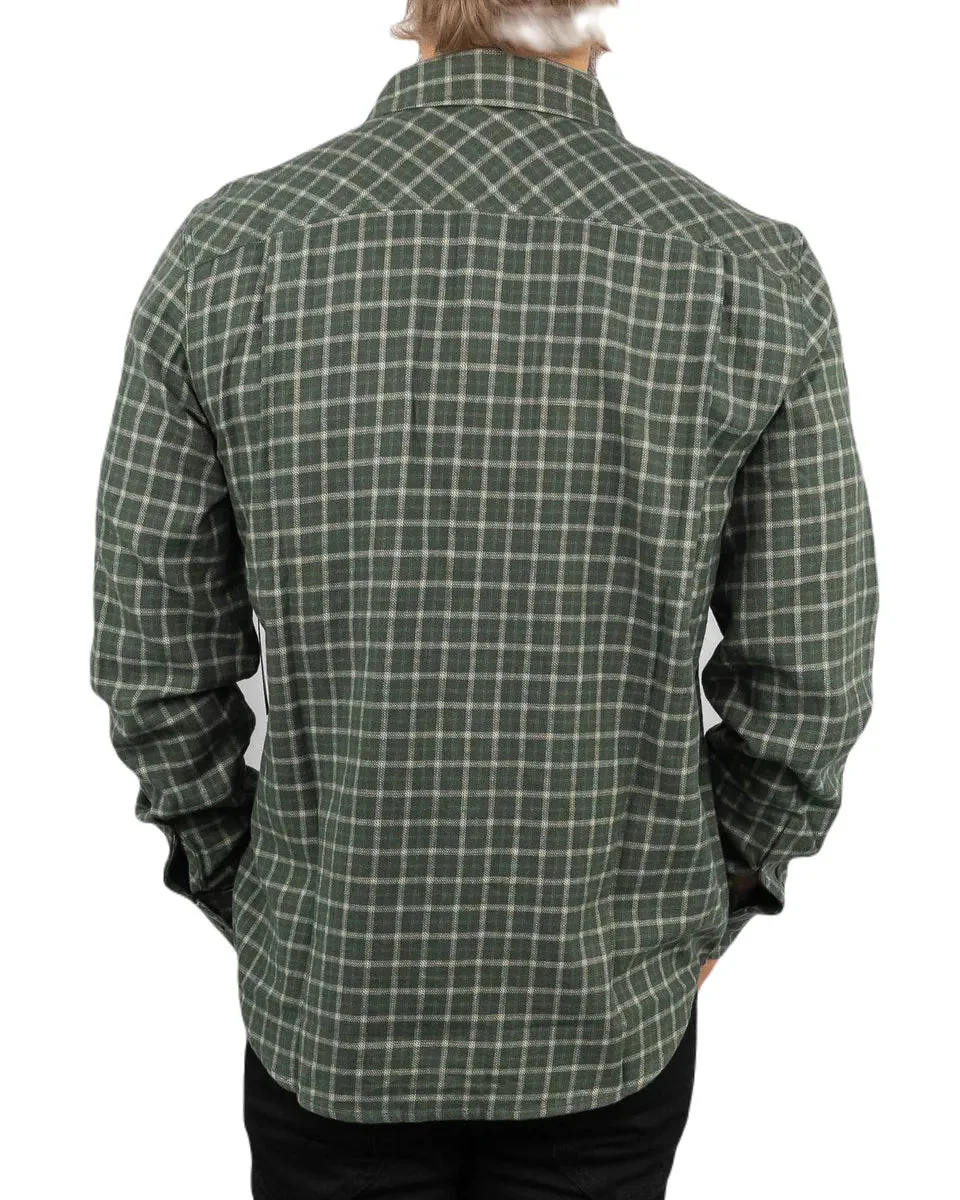 Brixton - Bowery Flanell - Ultra Soft - Grön/Svart - Image 2