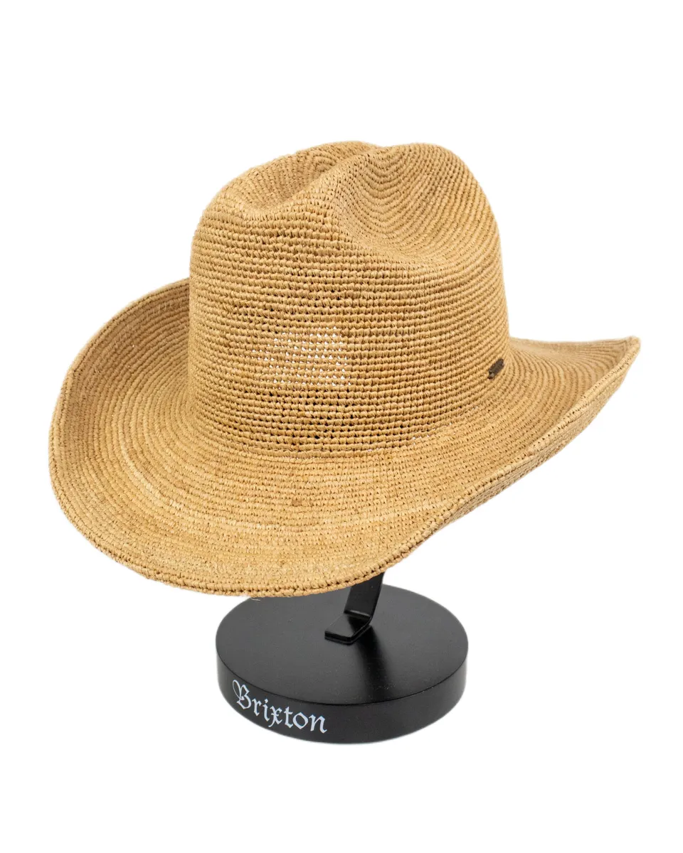 Brixton - Cowboy raffia Stråhatt - Packbar - Odessa - Beige - Image 3