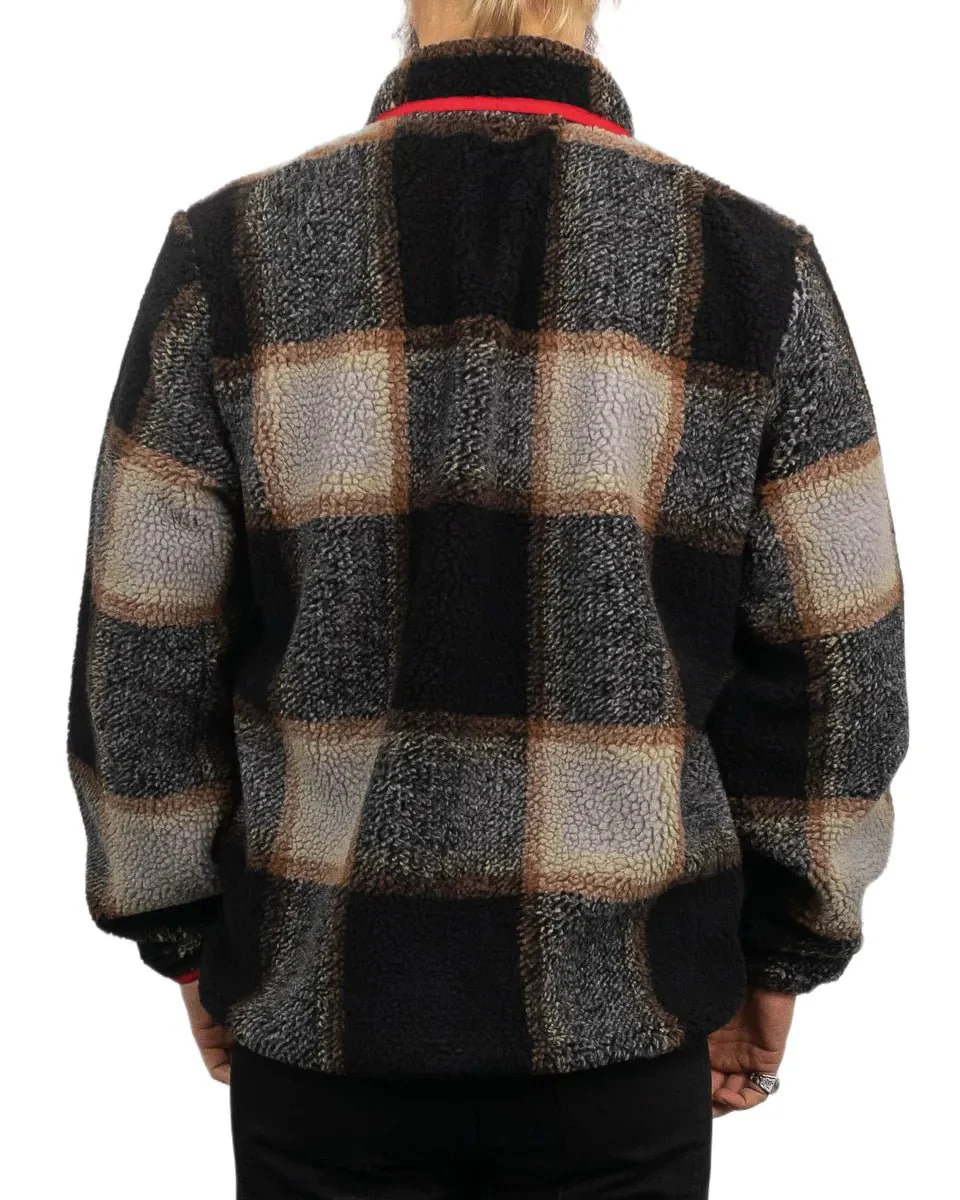 Brixton - Fleeceströja rutig - Buffalo Plaid Sherpa - Svart - Image 2