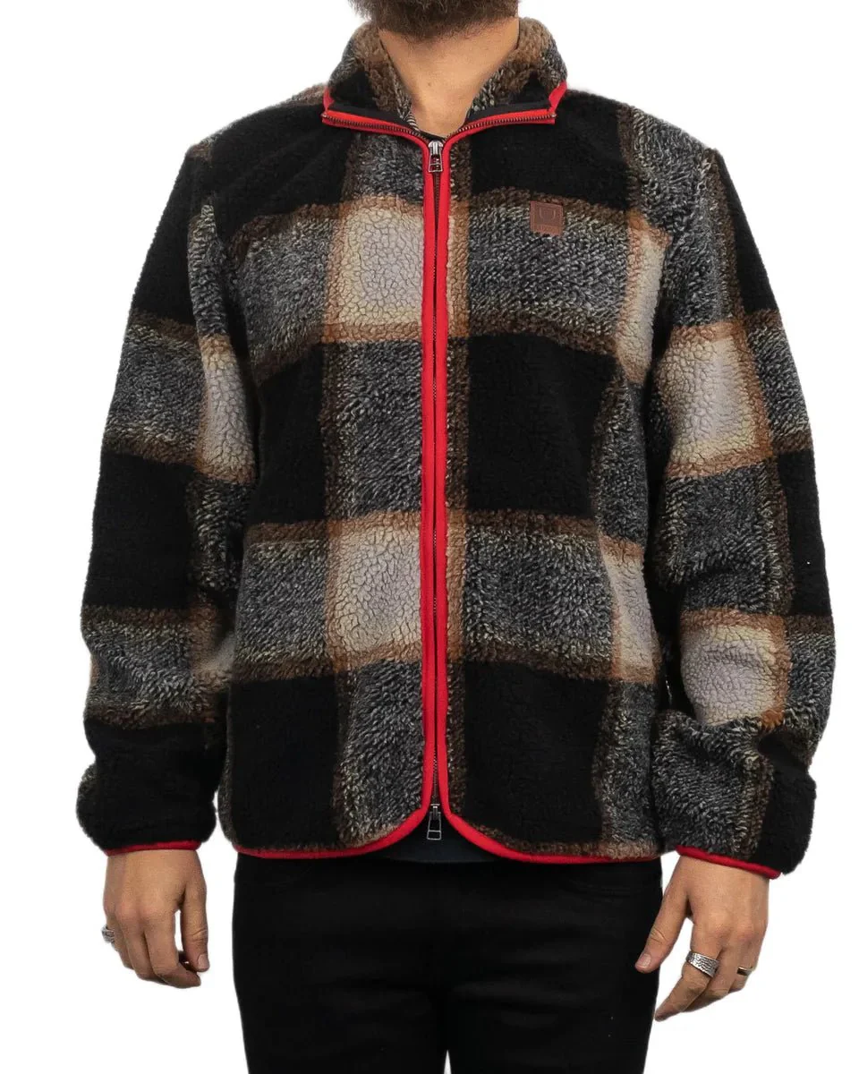 Brixton - Fleeceströja rutig - Buffalo Plaid Sherpa - Svart - Image 4