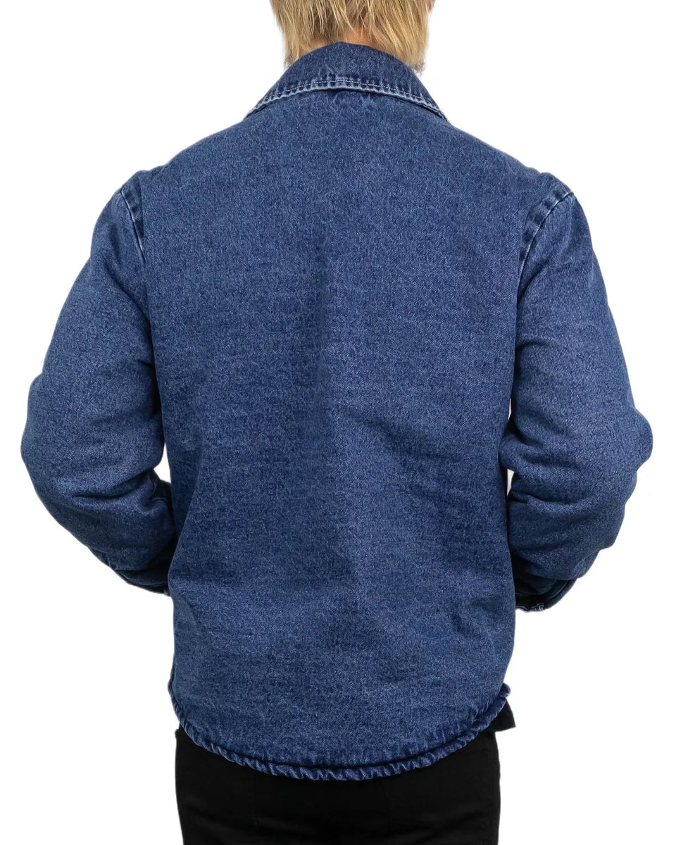 Brixton - Fodrad Jeansjacka - Durham - Blå - Image 6