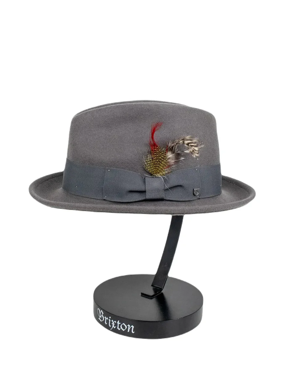 Brixton - Hatt - Jones Fedora - Grå - Image 3