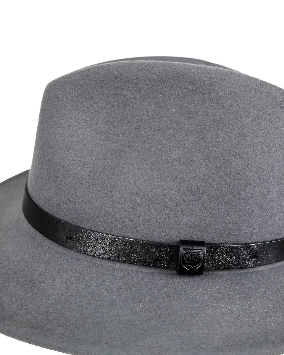 Brixton - Hatt - Messer Fedora - Ljusgrå - Image 5