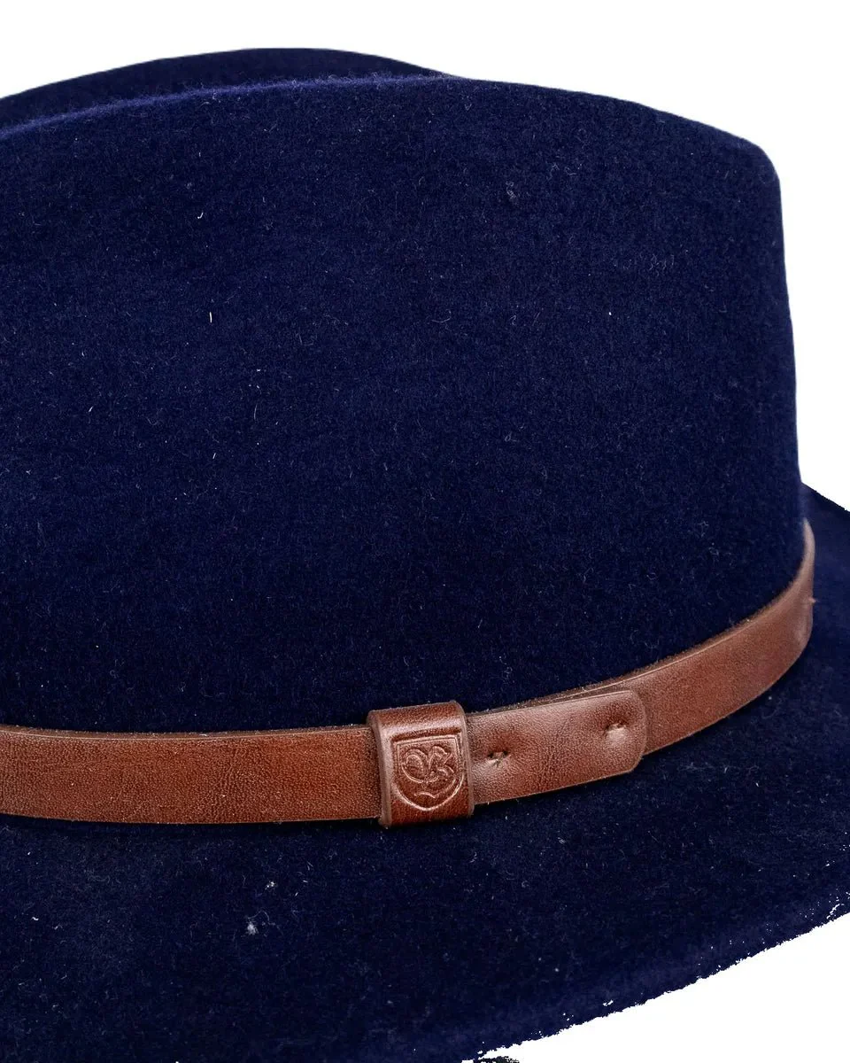 Brixton - Hatt - Messer Fedora - Navyblå - Image 5