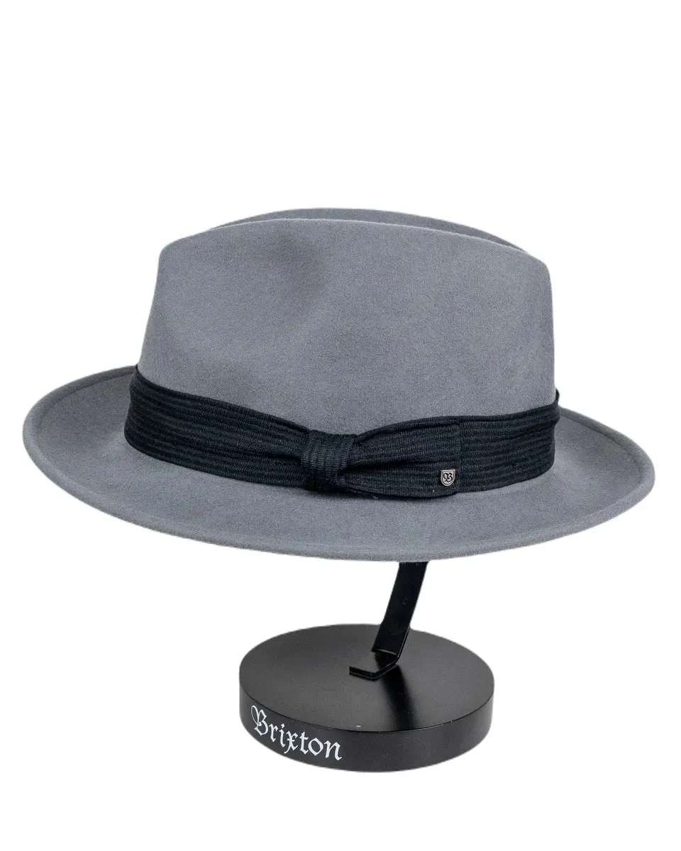Brixton - Hatt - Nelson Fedora - Ljusgrå - Image 3