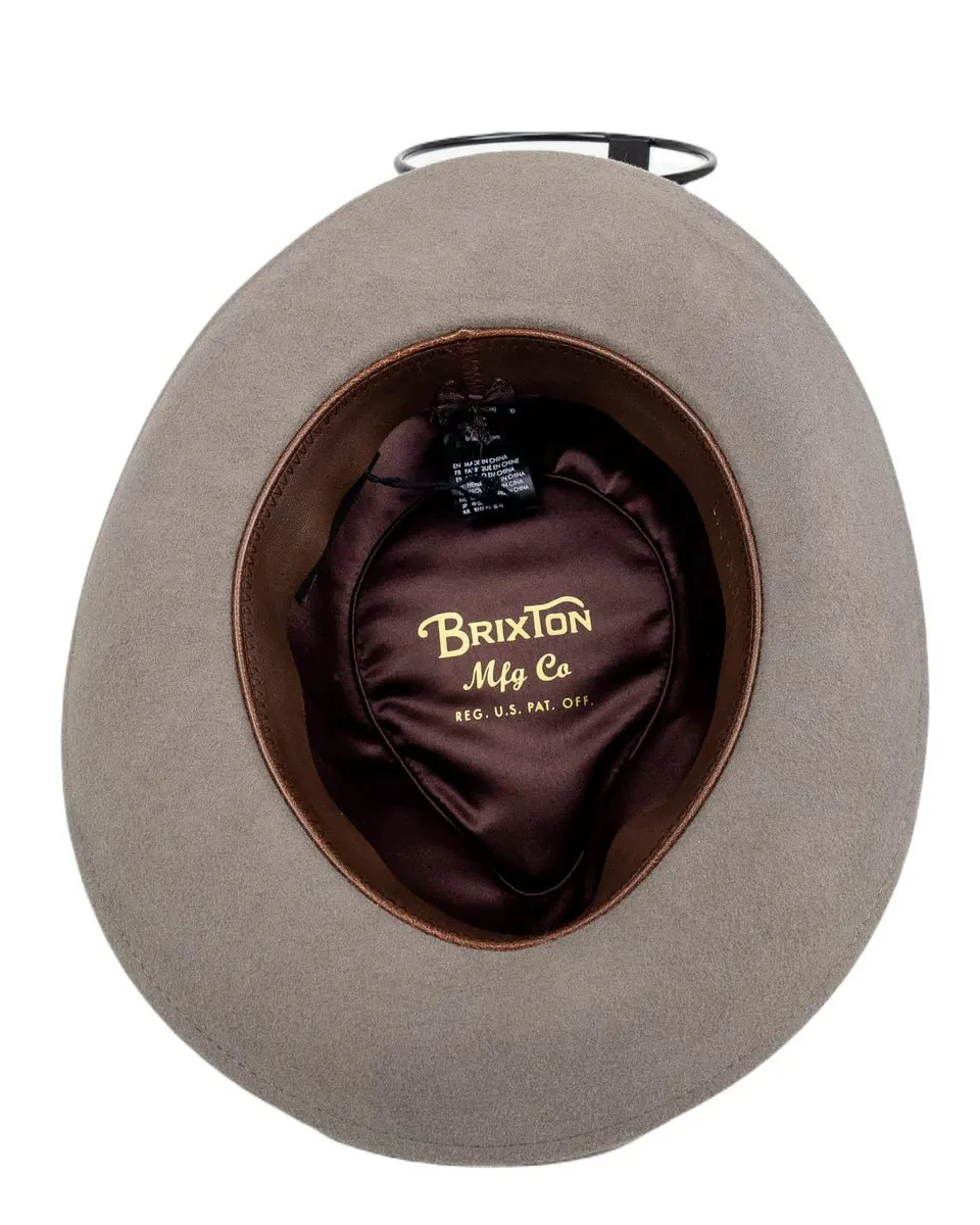Brixton - Hatt - Swindel Fedora - Ljusgrå - Image 4