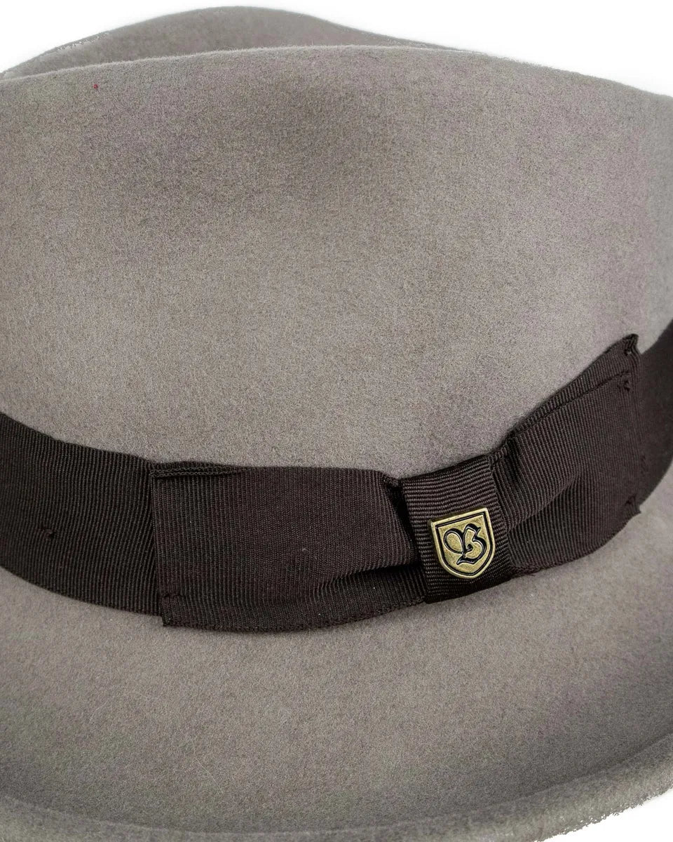 Brixton - Hatt - Swindel Fedora - Ljusgrå - Image 5