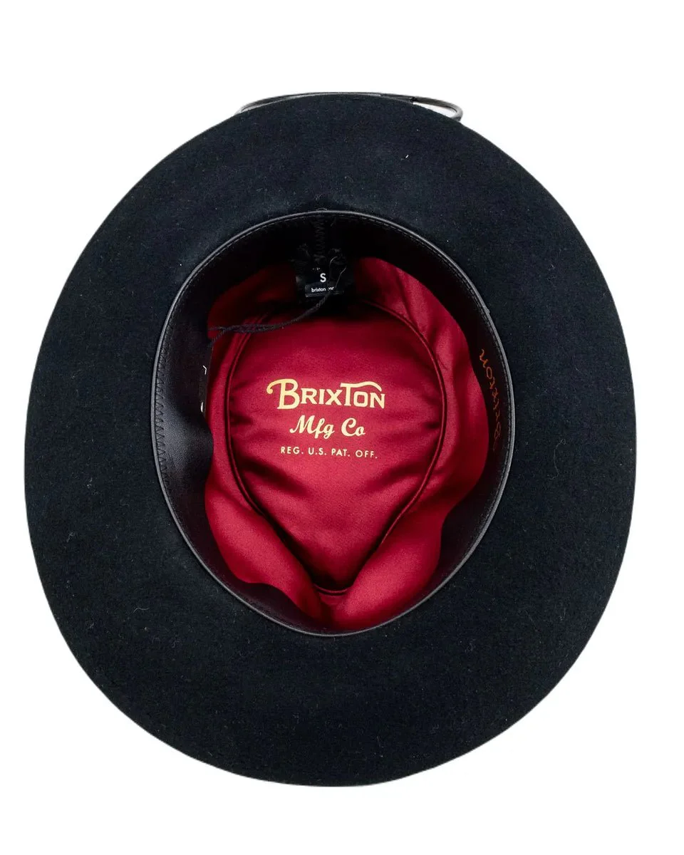 Brixton - Hatt - Swindel Fedora - Svart - Image 4