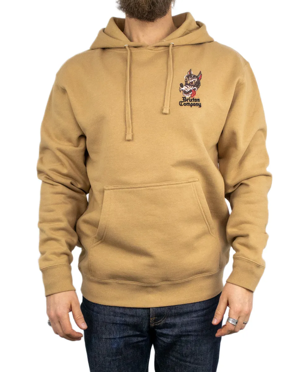 Brixton - Hoodie - Dawg - Brun - Image 2