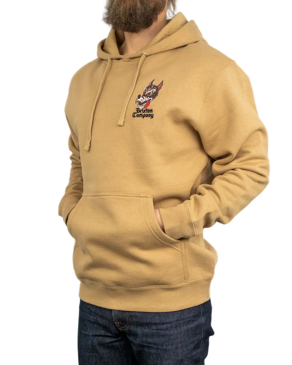 Brixton - Hoodie - Dawg - Brun - Image 3