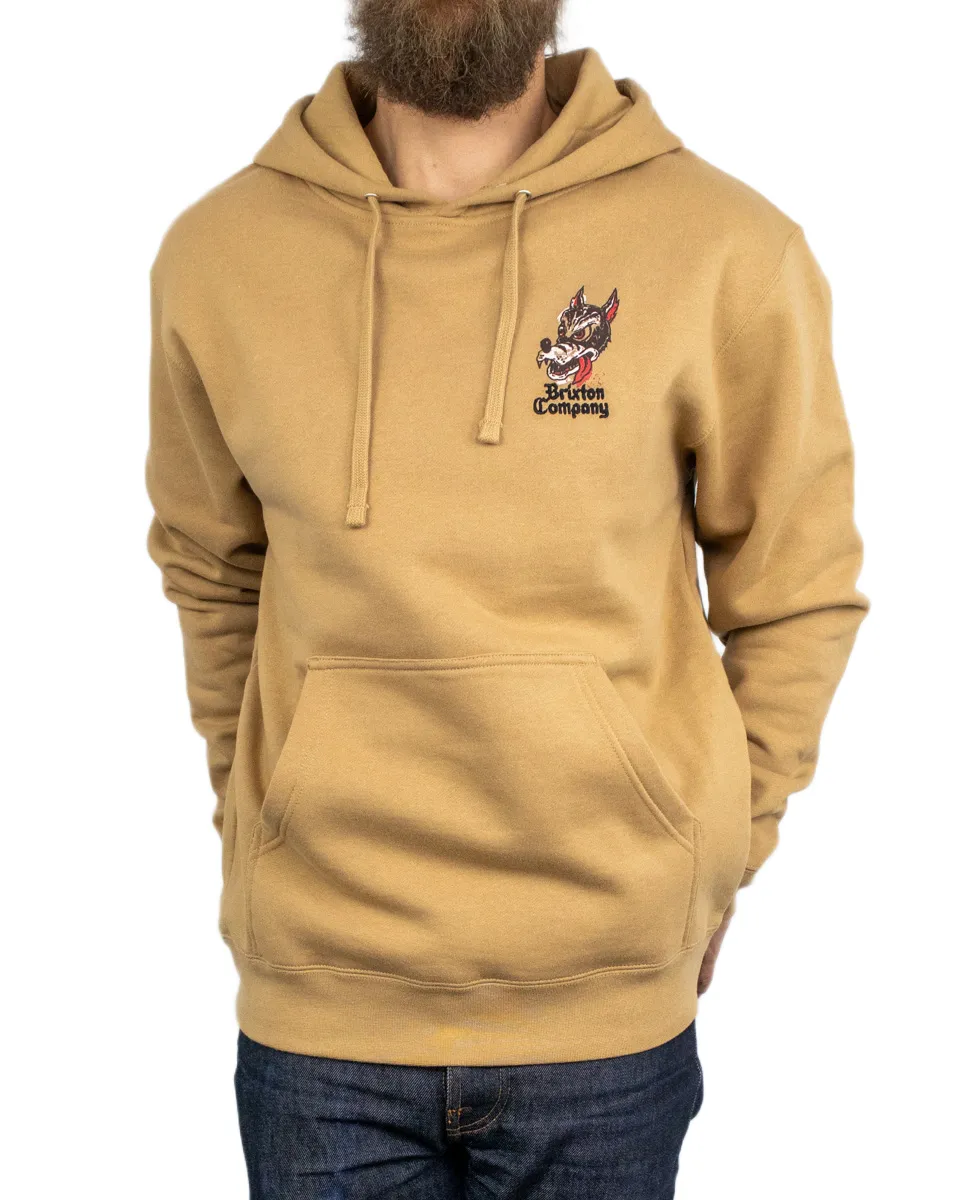 Brixton - Hoodie - Dawg - Brun - Image 4