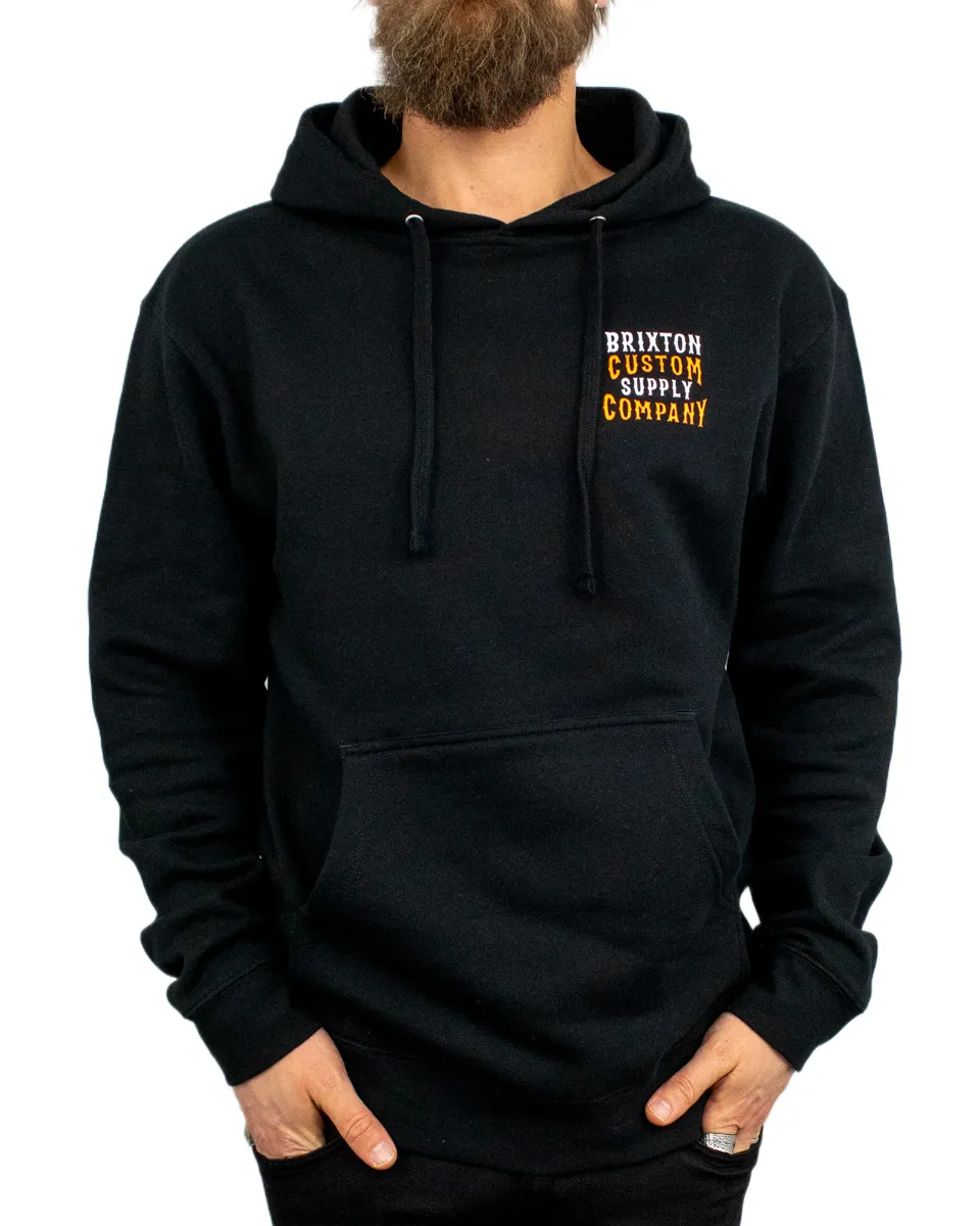Brixton - Hoodie - Wheaton - Svart - Image 4