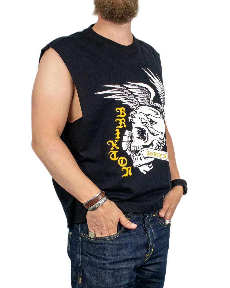 Brixton - Linne - Wolcott Muscle Tank - Svart - Image 2