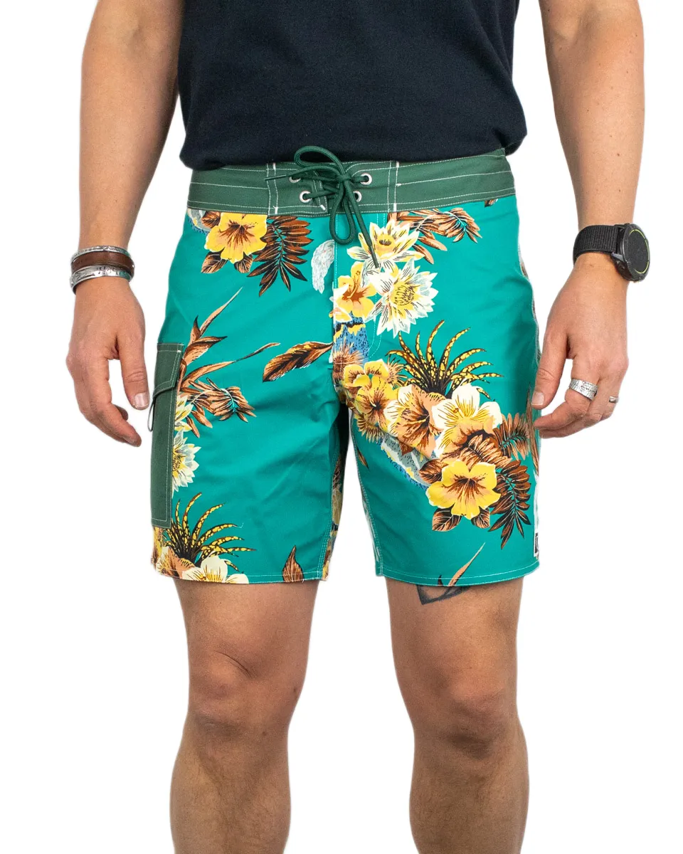 Brixton - Shorts - Classic Trunk 17" - Grön