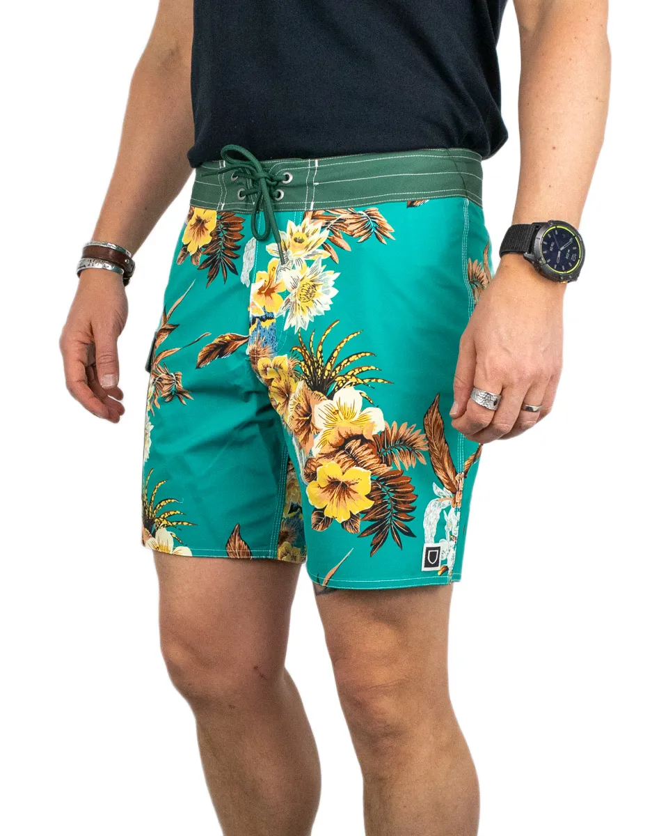 Brixton - Shorts - Classic Trunk 17" - Grön - Image 2