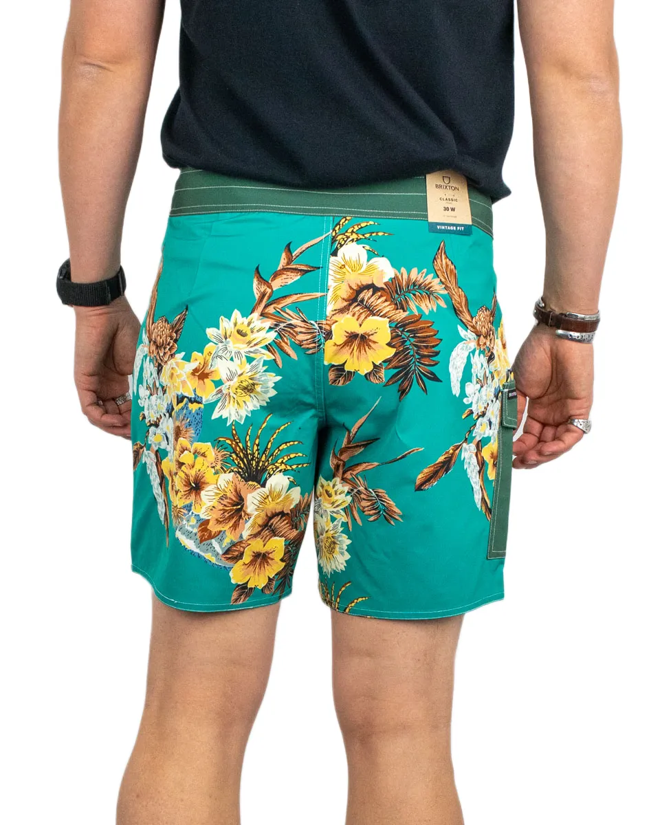 Brixton - Shorts - Classic Trunk 17" - Grön - Image 3