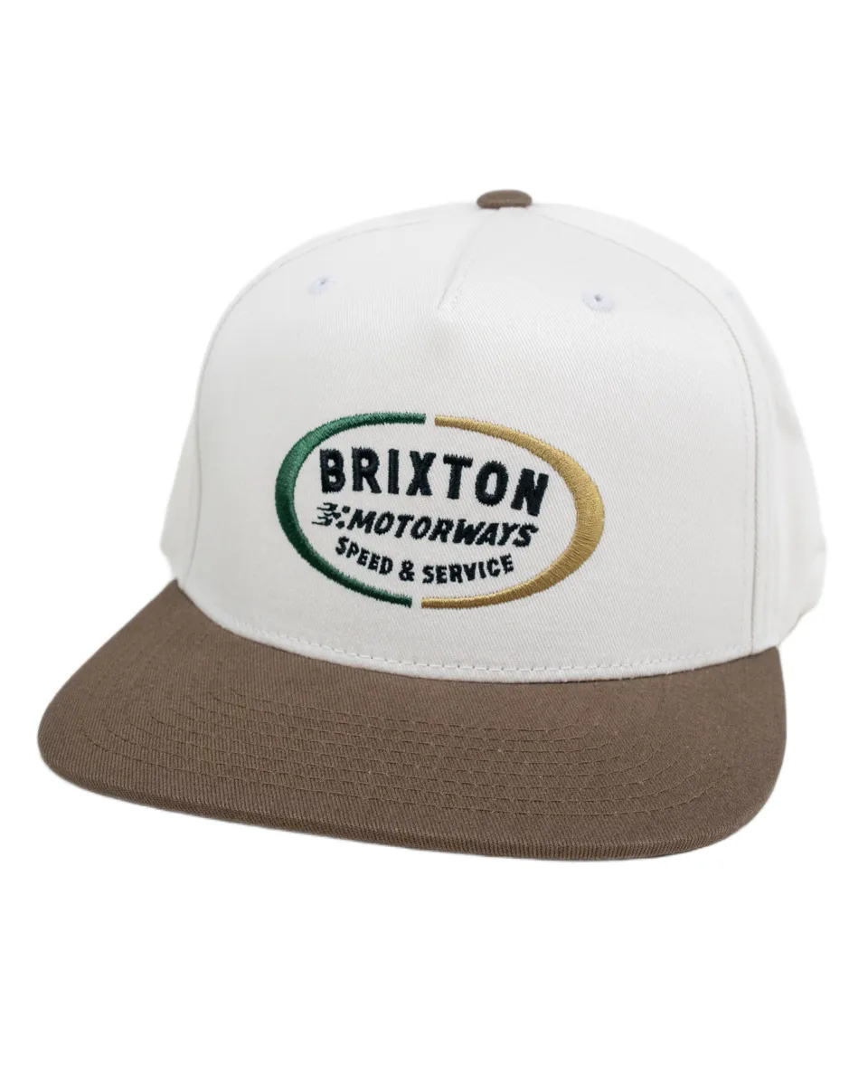 Brixton - Snapback Keps - Rhett - Vit/Brun