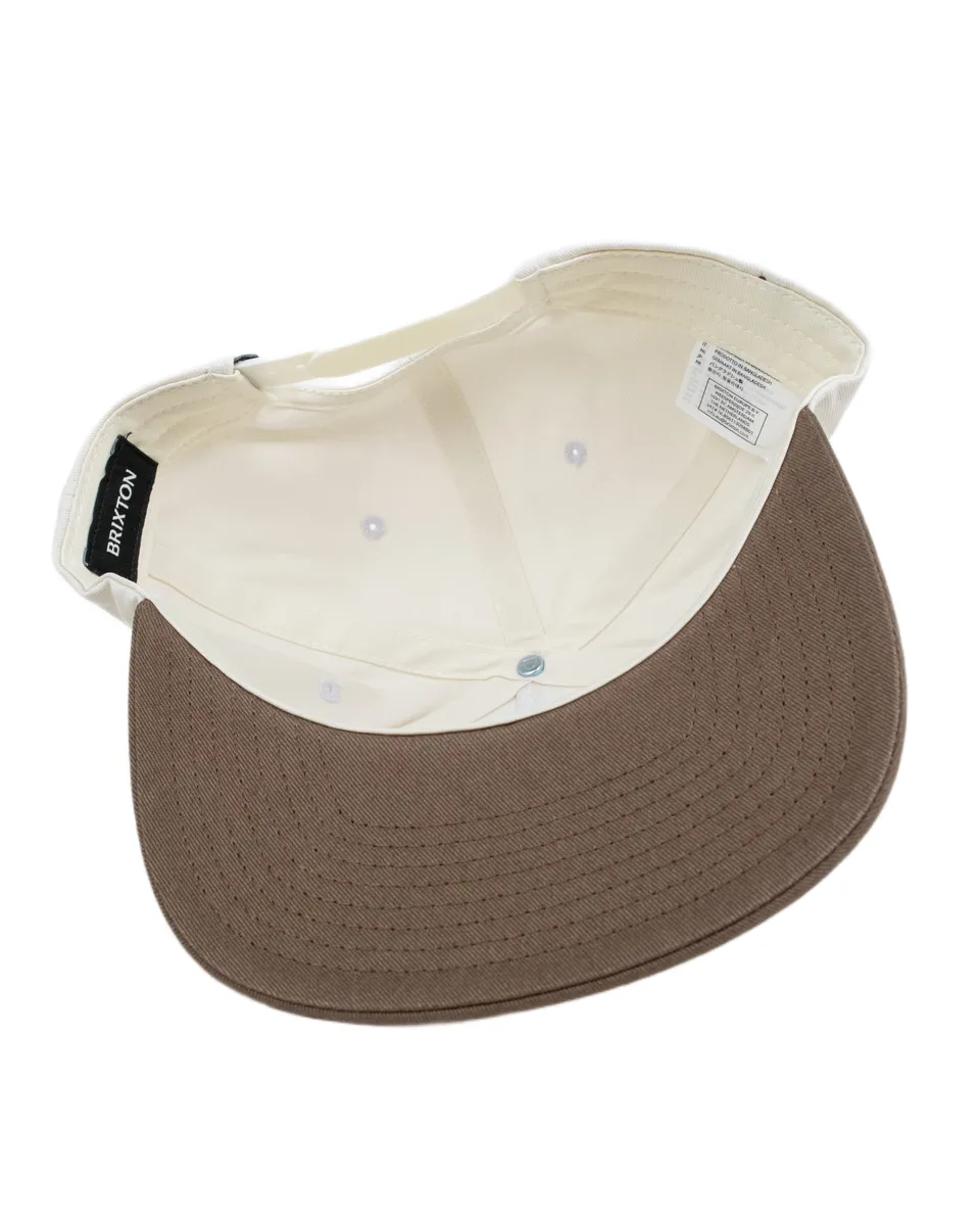 Brixton - Snapback Keps - Rhett - Vit/Brun - Image 5