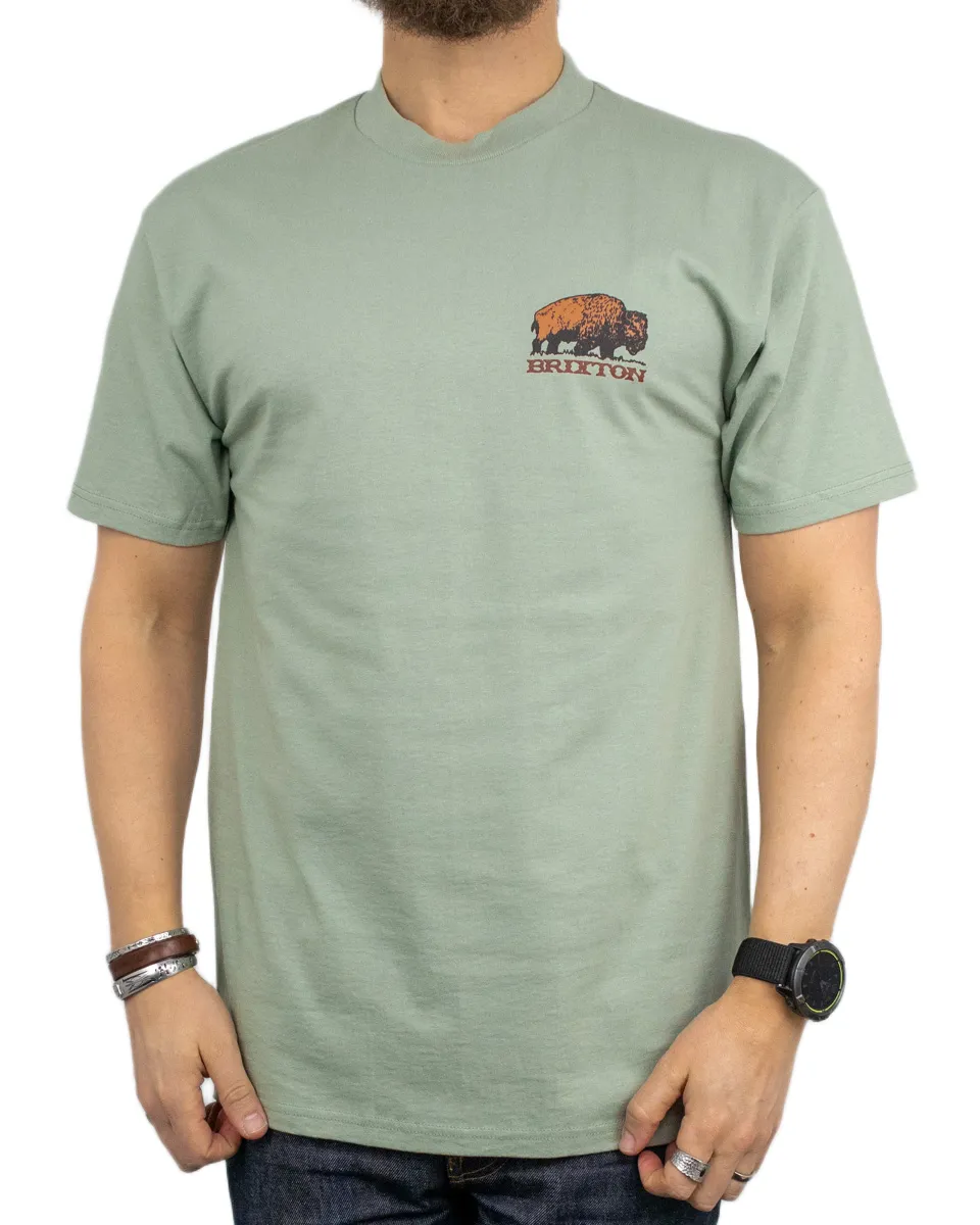 Brixton - T-Shirt - Coba - Bison - Grön - Image 2
