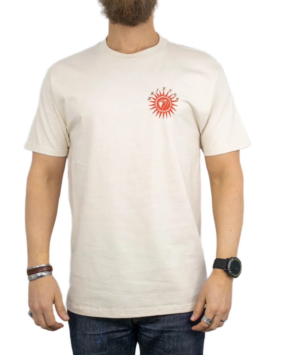 Brixton - T-Shirt - Dark Paradise - Sol Orm - Off White - Image 2