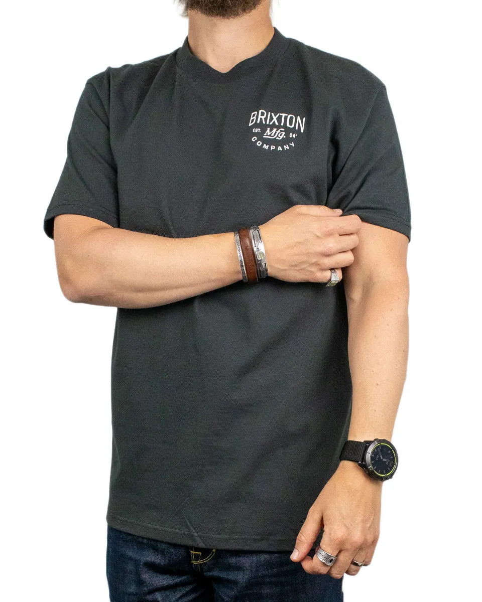 Brixton - T-Shirt - Fremont - Vintage Svart - Image 2