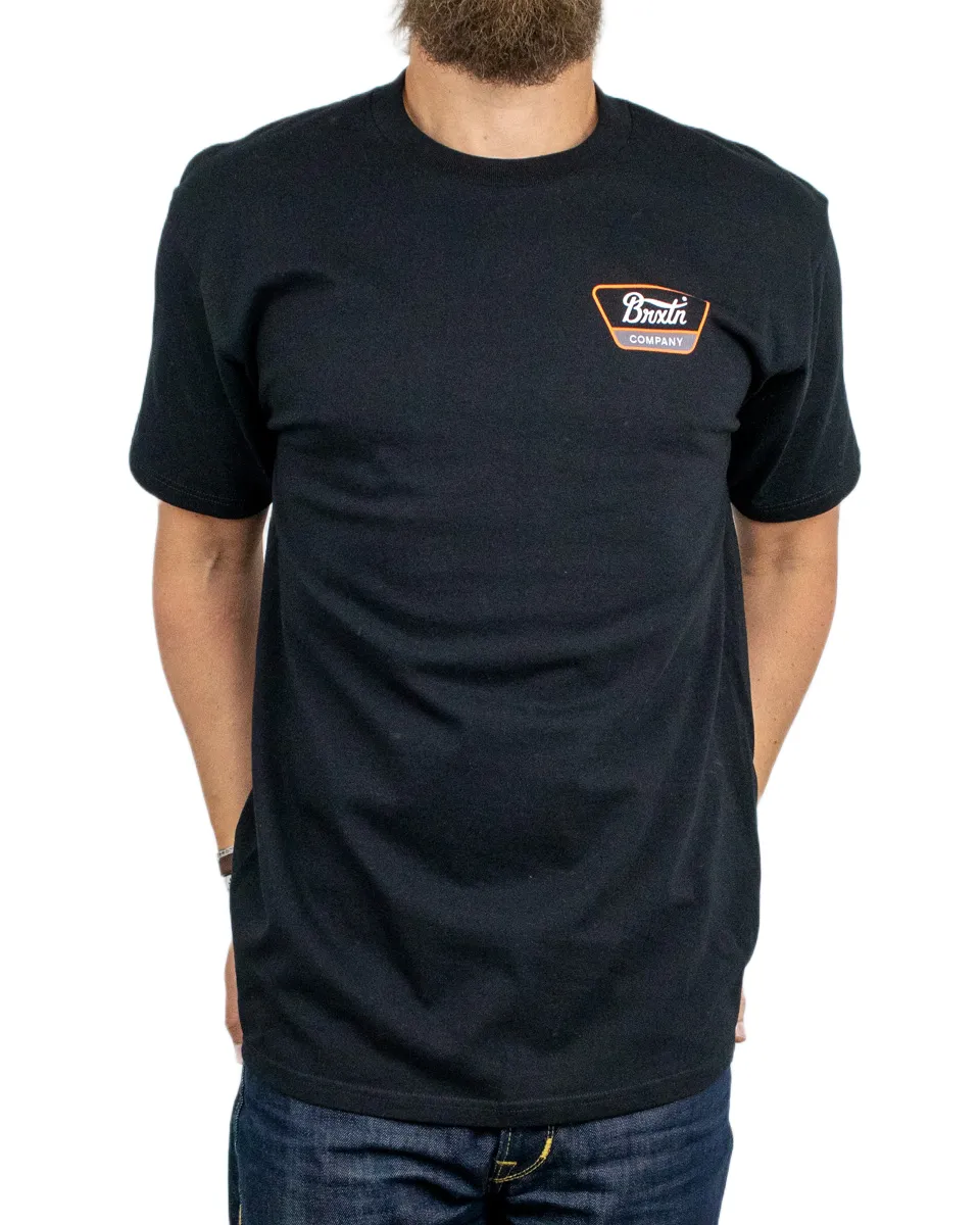 Brixton - T-Shirt - Linwood - Svart - Image 2