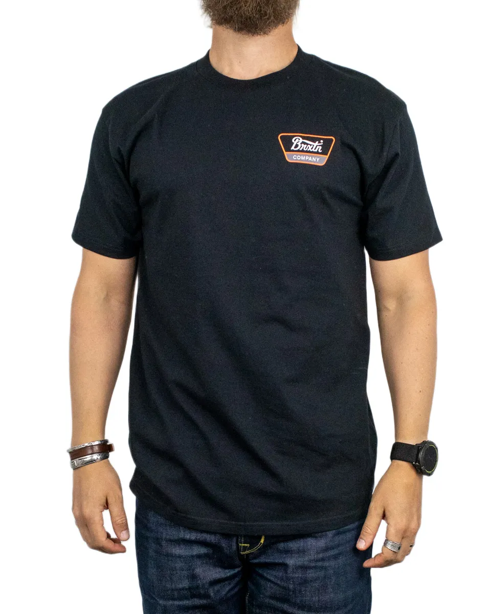 Brixton - T-Shirt - Linwood - Svart - Image 3
